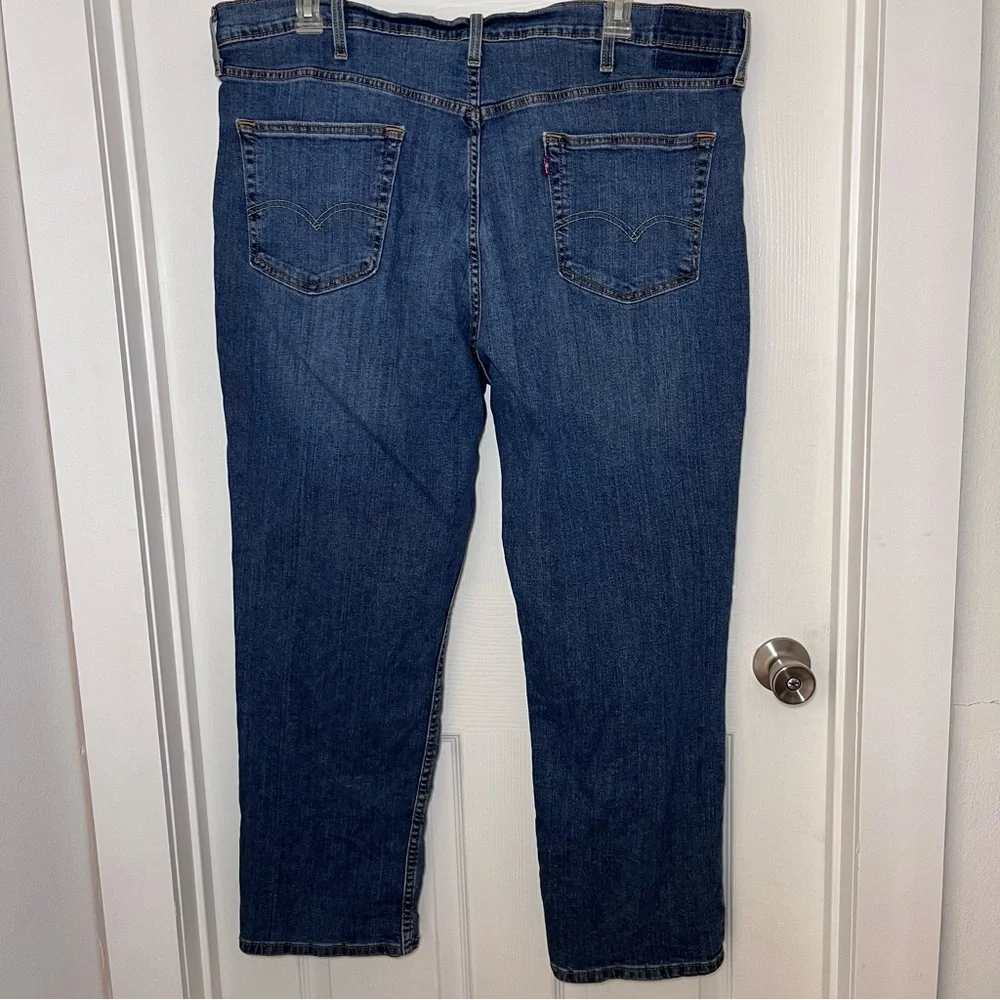 Levi's Classic Stretch Straight Blue Jeans